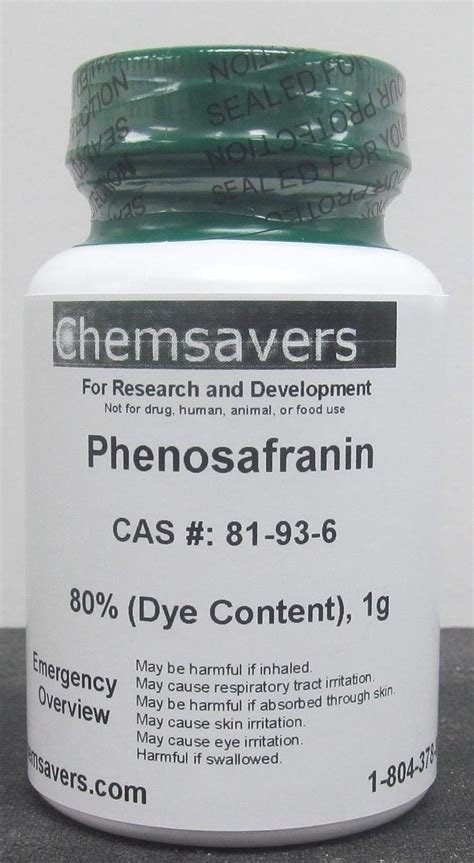 Phenosafranin, 80% (Dye Content), 1g : Amazon.in: Industrial & Scientific