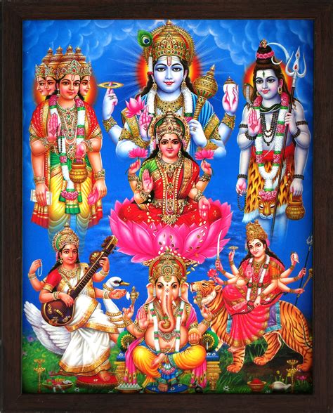 Brahma Vishnu Shiva And Durga