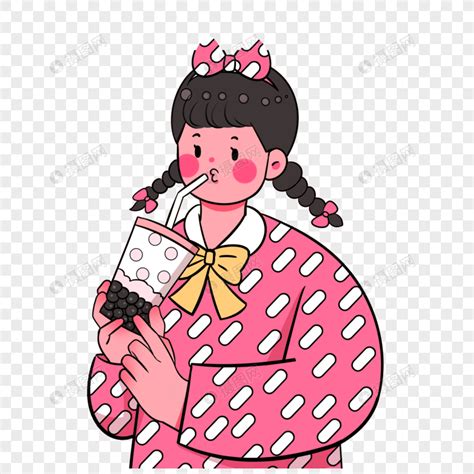 情侣奶茶-女孩设计图__动漫人物_动漫动画_设计图库_昵图网nipic.com