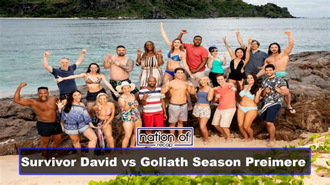 Nation of Recap 260: Season Premiere of Survivor David vs Goliath ...
