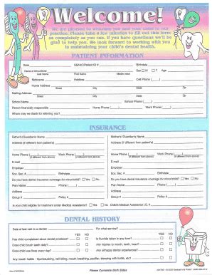 Fillable Online Children Registraton Form Fax Email Print - pdfFiller