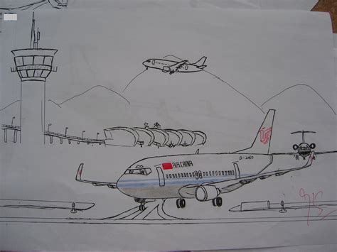卡通飞机怎么画 飞机简笔画图片步骤素描_乐乐简笔画