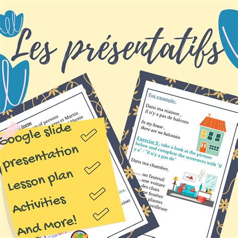 French Presentatives - Les Présentatifs " C'est/Ce sont - Voici/Voilà ...