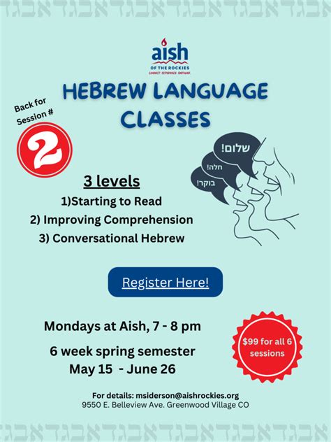 Image result for Hebrew Classes
