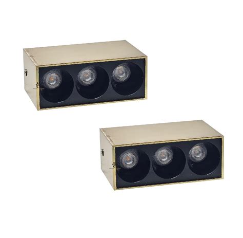 Mufasa 6 Watts Golden Body Rectangular Laser LED Surface Ceiling ...