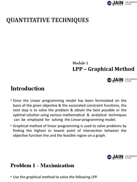 LPP Graphical Method Problems Decision Models Books Exersice Problems 的图像结果