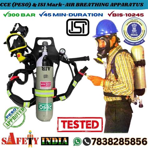BA Set | SCBA Self Contained Breathing Apparatus | Breathing Apparatus ...