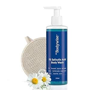 Buy Be Bodywise 1% Salicylic Acid Body Wash With Loofah | Gently ...