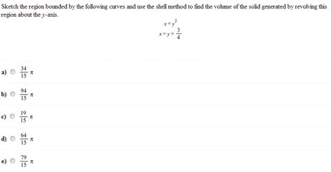 Image result for Shell Method Problem