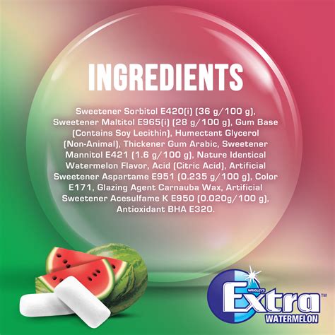 Wrigley's Extra Watermelon Chewing Gum 10 pcs Online at Best Price ...