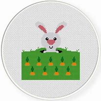 Image result for Easter Bunny Cross Stitch