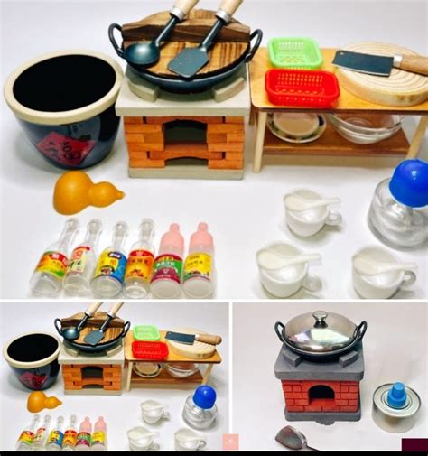 Real Miniature Kitchen Set for Mini Kitchen Cooking Start - Etsy