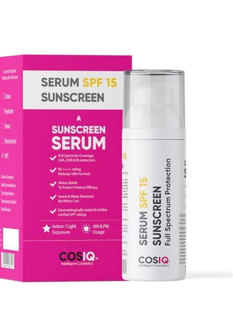 Cos-IQ Sunscreen SPF 50 PA++++ | Clinically Tested Lightweight | No ...