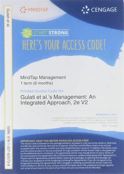 Buy MindTap V2 Management, 1 term (6 months) Printed Access Card for ...