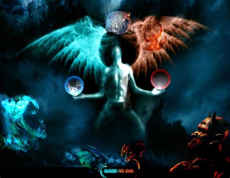 good vs evil | Evil art, Dark art photography, Evil