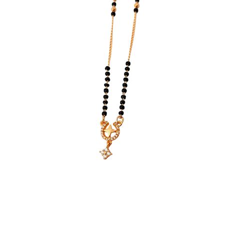 Celestial Star Mangalsutra Necklace – Krystal Jewels