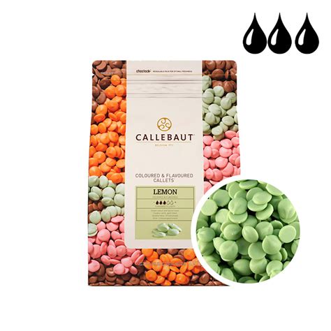 Шоколад Callebaut зеленый со вкусом лимона (LEMON-RT-U70) 2,5 кг ...