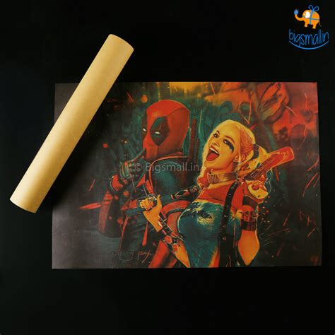 Harley Quinn & Deadpool Poster– Bigsmall.in