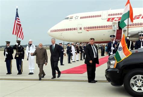 PM Narendra Modi arrives in Washington DC