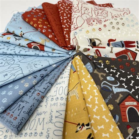 Moda Fabrics Dog Daze Charm Pack by Stacy Iest Hsu 20840PP | Emerald City Fabrics