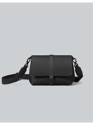 Buy Gaston Luga Splash Solid Sling Bag - Black Online