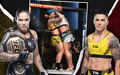 Download Jéssica Andrade Vs Amanda Nunes Poster Wallpaper | Wallpapers.com
