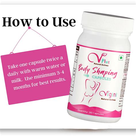 Vigini Breast Enlargement Size Increase Capsules Women, 30 Capsules ...