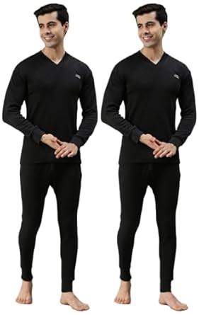 Buy Lux Cottswool Men's Thermal Set Pack of 2 at Amazon.in