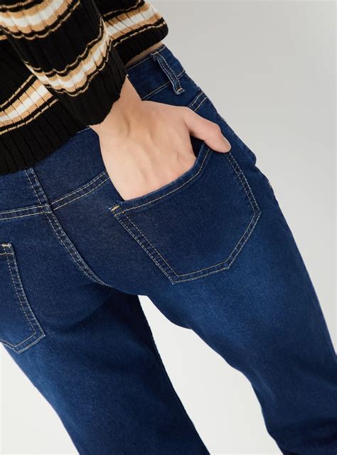Buy Women Washed Kick Flare Jeans Online at just Rs. 999.0 ...