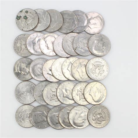 US Kennedy Half Dollars, 32 Pieces | Property Room