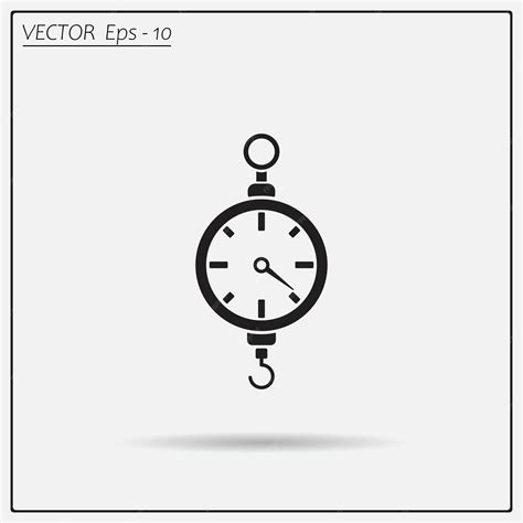 Premium Vector | Hand scales symbol vector illustration on a light background eps 10