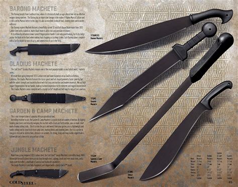 Cold Steel Gladius Machete 18" Spear Point Plain Edge | Powder Valley ...