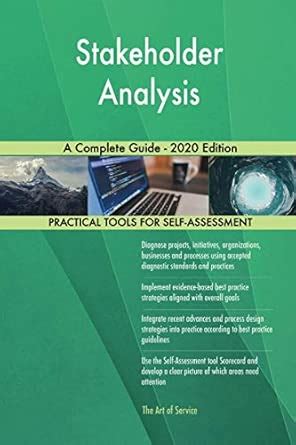 Buy Stakeholder Analysis A Complete Guide - 2020 Edition Book Online at ...