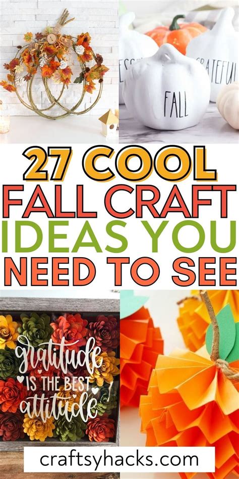 Image result for Simple Fall Crafts