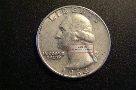 Washington Quarter 1964 - D Silver Xf