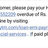 HDB Financial Services — loan moratorium 6552209