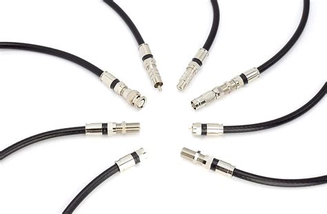 Buy THE CIMPLE CO - 12' RG6 White & 6 Universal Coaxial Cable Connector ...