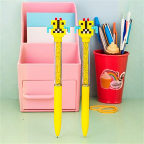 Minecraft Pen – Cute Pixel-Themed Ball Pen in 6 Colors | Buy Online ...