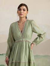 Kiwi Wrap Maxi Dress: Effortless Style in Sage Green