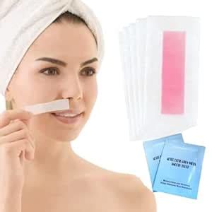 Ghelonadi Hair Removal Ready to Use Cold Waxing Strip Eyebrows Face ...