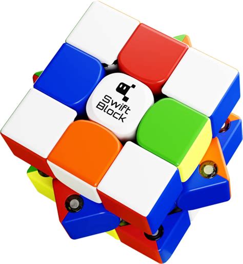 Swift Block 355S 3x3 Magnetic Speed Cube, Professional Magic Cube with ...