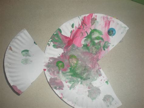 Image result for Paper Plate Fish Pattern