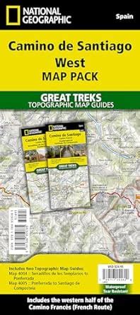 Buy Camino de Santiago - Camino Frances West Map Pack Bundle: 2 Map set ...