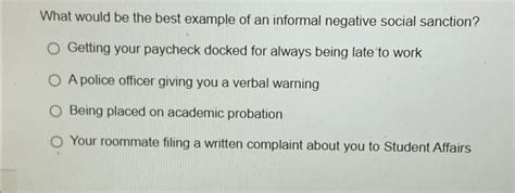 Image result for Informal Negative Sanctions