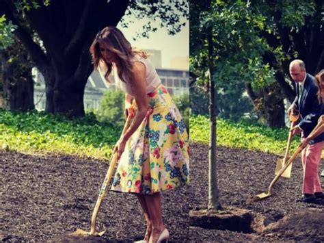 Melania Trump Wears 4-Inch Stilettos While Gardening, Results In ...