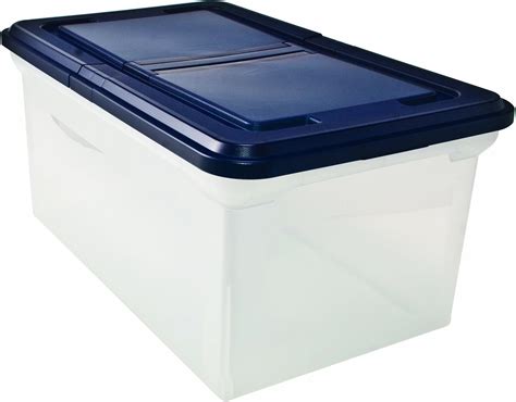 Buy Innovative Storage Designs 55797 File Tote with Hinged Lid, Letter ...