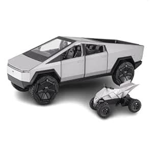 BlackZone Toy Trucks for Boys Cybertruck Model Gray Pickup Truck 1/24 ...