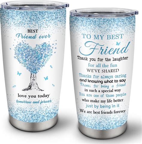 Amazon.com | Favwgik Best Friend Tumbler Birthday Gifts for Friends ...