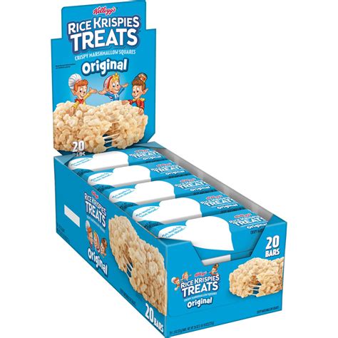 Buy Kellogg's Rice Krispies Treats Marshmallow Snack Bars, Original, 26 ...