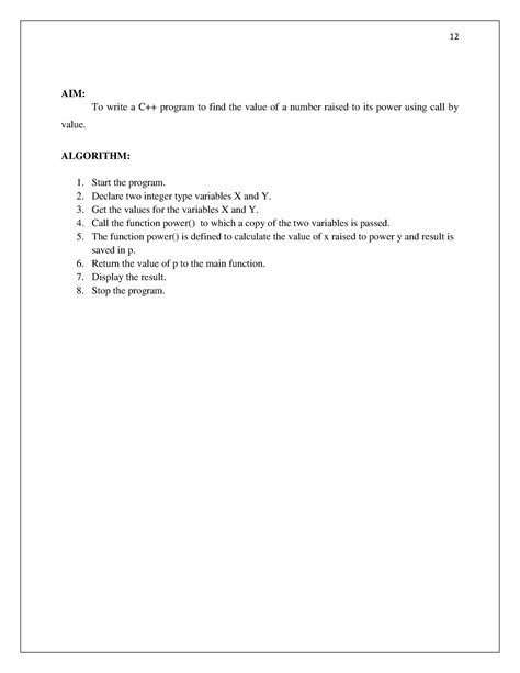 default easy argument in c++ - 12 AIM: To write a C++ program to find ...